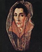 El Greco Portrait of a Lady Sweden oil painting reproduction